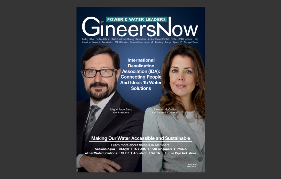 March 2018 GineersNow Issue: International Desalination and Reuse Association