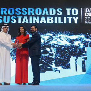 IDRA Presents the 2019 Industry and Sustainability Awards at the Gala Dinner of the World Congress, “Crossroads to Sustainability,” Hosted by the Dubai Electricity and Water Authority (DEWA)