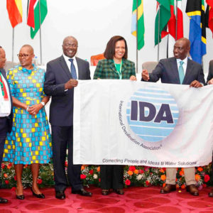 IDRA Presents the World Congress Flag to the Deputy President of the Republic of Kenya