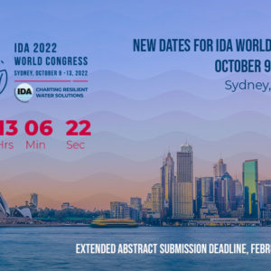 New Dates for IDRA World Congress: October 9 – 13, 2022