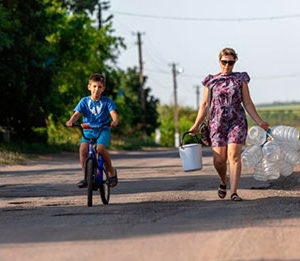 1.4 million people without running water across war-affected eastern Ukraine