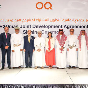 ACWA Power, OQ, and Air Products sign agreement to build green hydrogen-based ammonia facility in Oman