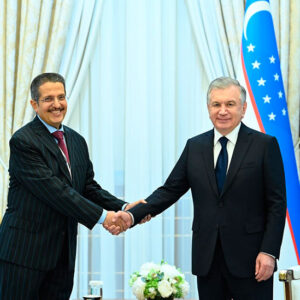 The President of Uzbekistan meets with the ACWA Power Chairman of the Board of Directors