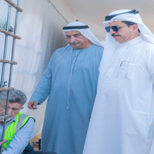 HE Saeed Mohammed Al Tayer inspects the work progress of Hatta reservoir