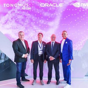 TONOMUS teams with Oracle and Nvidia to boost AI adoption across NEOM and Saudi Arabia, and empower innovation