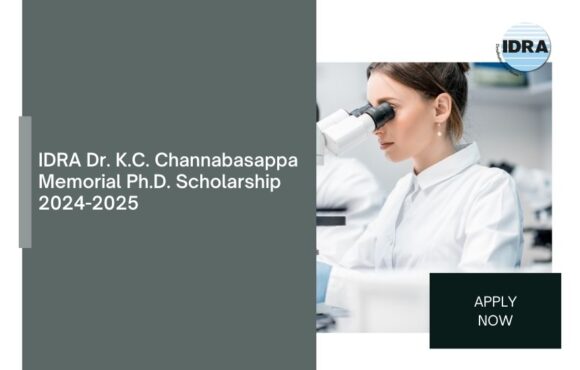 Application Process Open for Dr. K.C. Channabasappa Memorial PhD Scholarship 2024-2025
