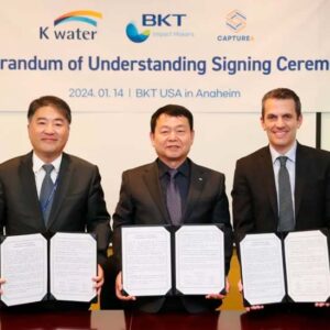 K-water, BKT, and Capture6 announce their strategic partnership to remove CO₂ while recovering freshwater and minimizing brine discharge in South Korea