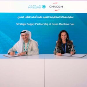 Masdar and CMA CGM Sign Strategic Supply Partnership for Long-term Supply of Green Alternative Fuels