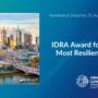 IDRA Award for The Most Resilient City Nomination Period Open