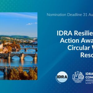 Nominate now for the IDRA Resilience in Action Award for Circular Water Resources