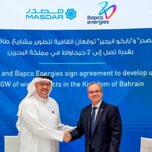 Masdar and Bapco Energies to develop up to 2GW of wind projects in the Kingdom of Bahrain