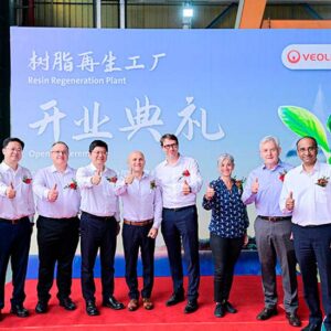 Veolia Water Technologies inaugurates its first regeneration plant in China, bringing sustainable water purification solutions to strategic industries