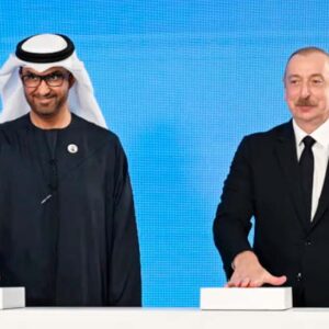 President of Azerbaijan Breaks Ground on Masdar 1GW Solar and Wind Projects