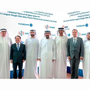 EDF Renewables, Korea Western Power Co (KOWEPO) and Masdar announce Financial Close of Al Ajban Solar PV project in Abu Dhabi, one of the World’s Largest Solar Power Plants launched by EWEC