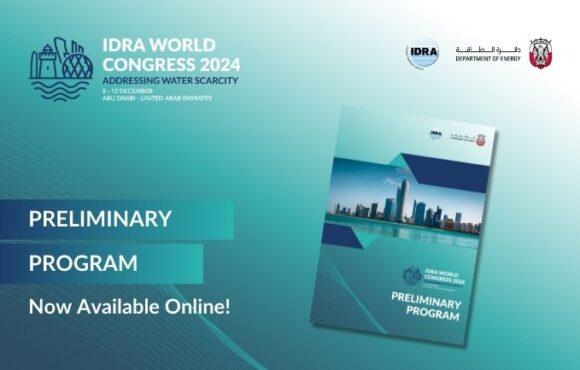 Announcement of the IDRA World Congress 2024: Addressing Water Scarcity Preliminary Program