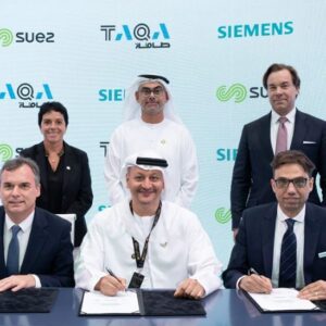 SUEZ, TAQA and Siemens join forces for the future of desalination in emerging countries